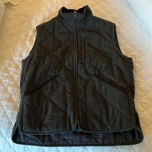 J. Crew Black Quilted Vest